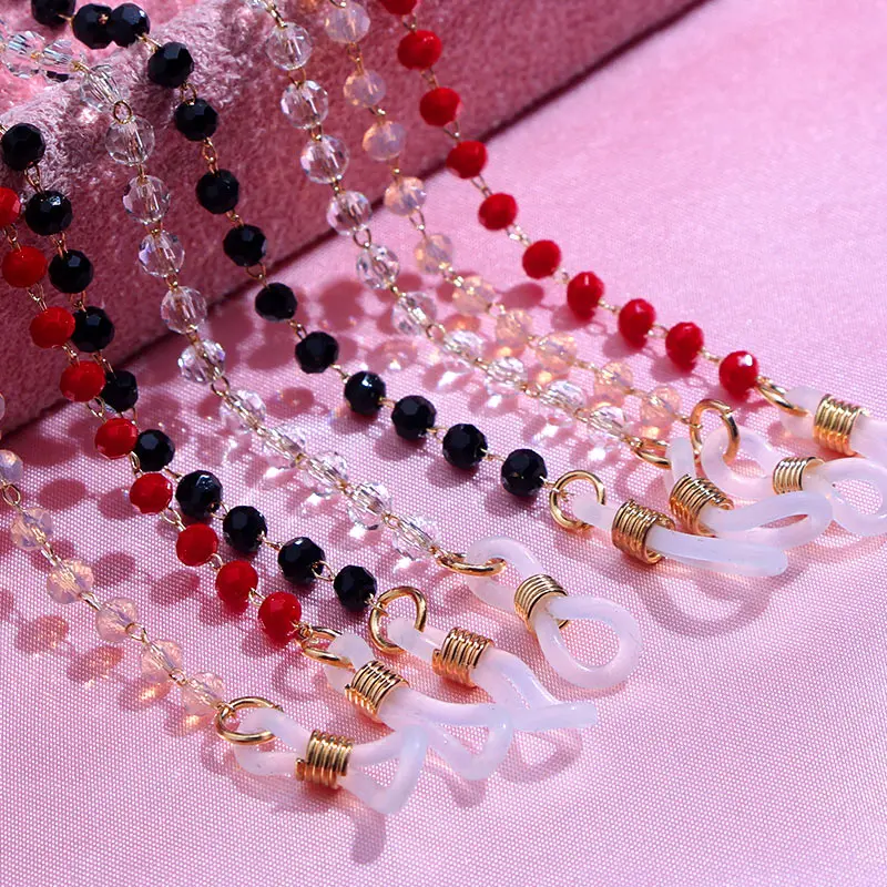 

JJFOUCS Fashion Acrylic Beads Glasses Chain for Women Non-slip Multicolor Beads Eyeglasses Cord Sunglasses Necklace Jewelry Gift
