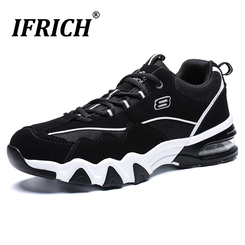 

New Stylish Half Air Sole Youth Sport Sneakers Breathable Gym Shoes Men Mesh Running Shoes for Male Lace Up Mens Sport Shoes