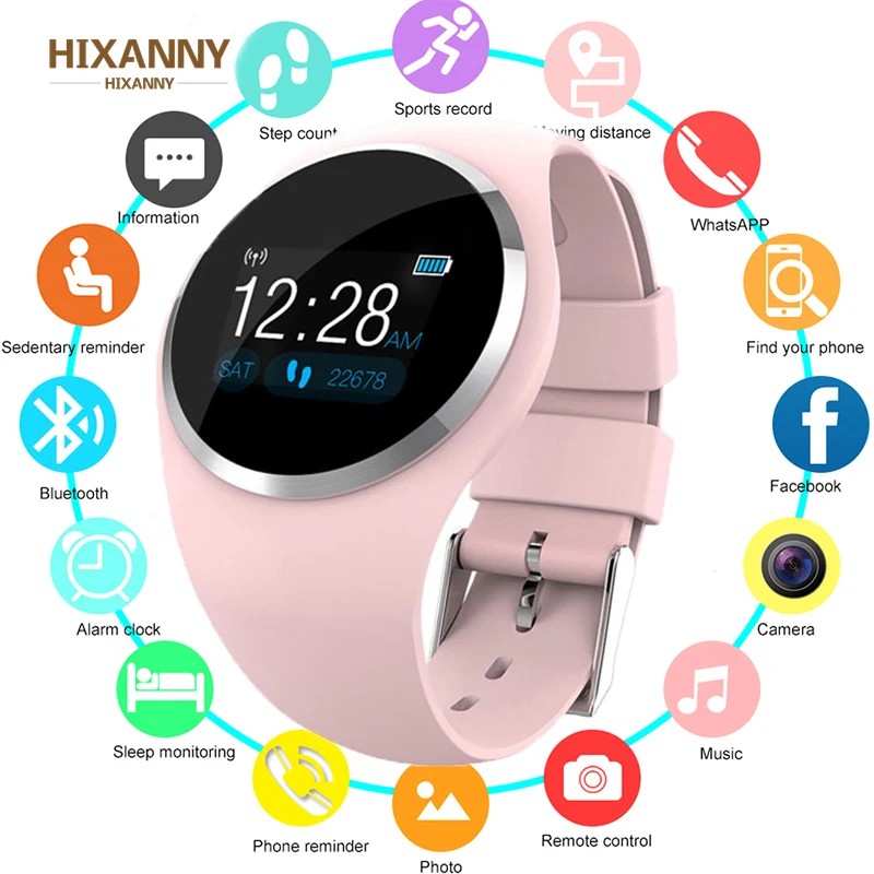 

Q1 Bluetooth Lady Smart Watch Fashion Women Heart Rate Monitor Fitness Tracker Smartwatch APP Support For Android IOS pk Q8 Q9