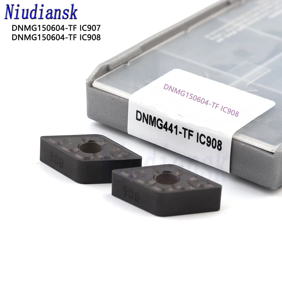 10 шт. DNMG150604 TF IC907 IC908 карбидные вставки внутренний токарный инструмент станок с