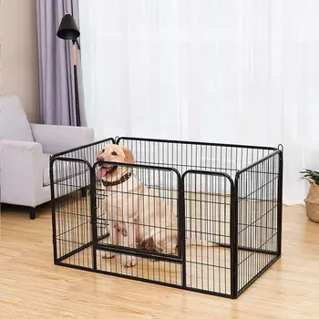 

Pet Fence Pet Playpen Iron Fence Puppy Kennel House Exercise Training Puppy Kitten House Dogs Supplies Rabbits Guinea Pig Cage