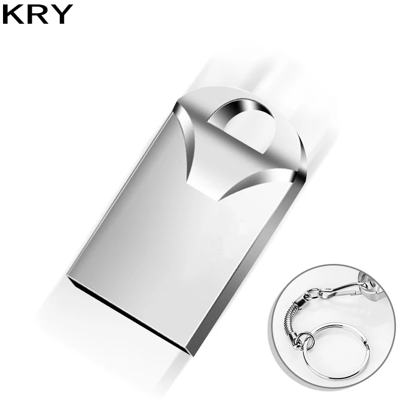 Мини металлический флеш накопитель 64 ГБ USB флэш Гб USB2.0 Флешка 32 16 8 с подарочным
