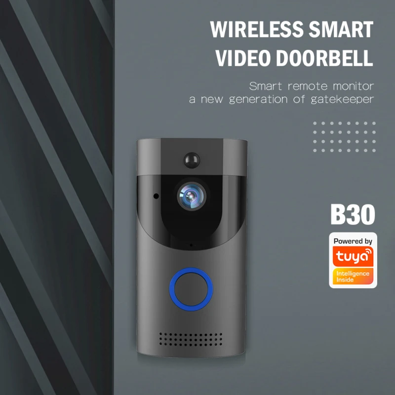 Смарт-видеодомофон Tuya Wi-Fi 720P ИК ночное видение | Безопасность и защита