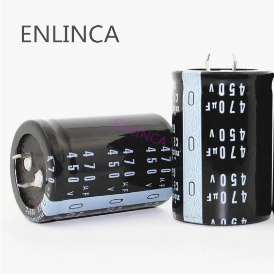 10pcs EC111 Good quality 450v470uf Radial DIP Aluminum Electrolytic Capacitors 450v 470uf Tolerance 20% size 30x50MM | Электронные