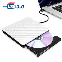 (Rússia) unidade óptica externa usb 3.0 dvd combo dvd rom player CD-RW gravador plug and play para macbook computador portátil desktop