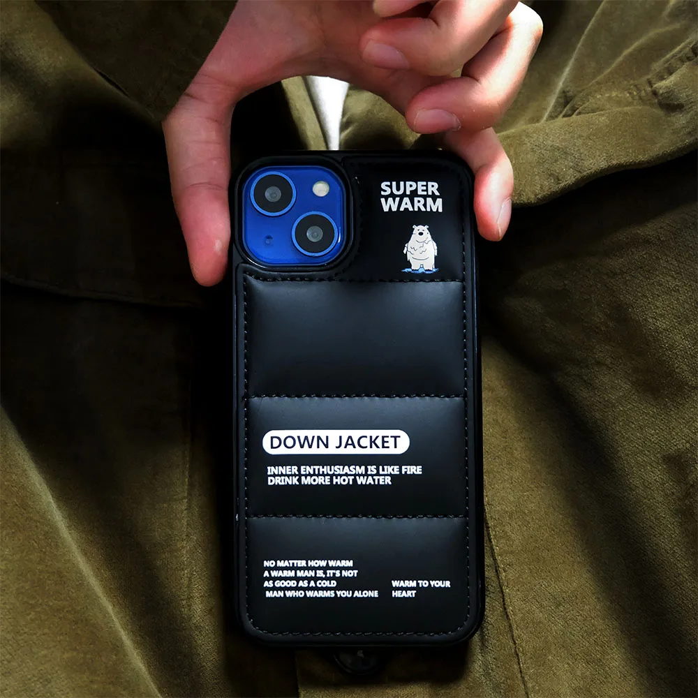 Симпатичный Забавный чехол с белым медведем для телефона iphone 13 11 Pro XS Max мягкие
