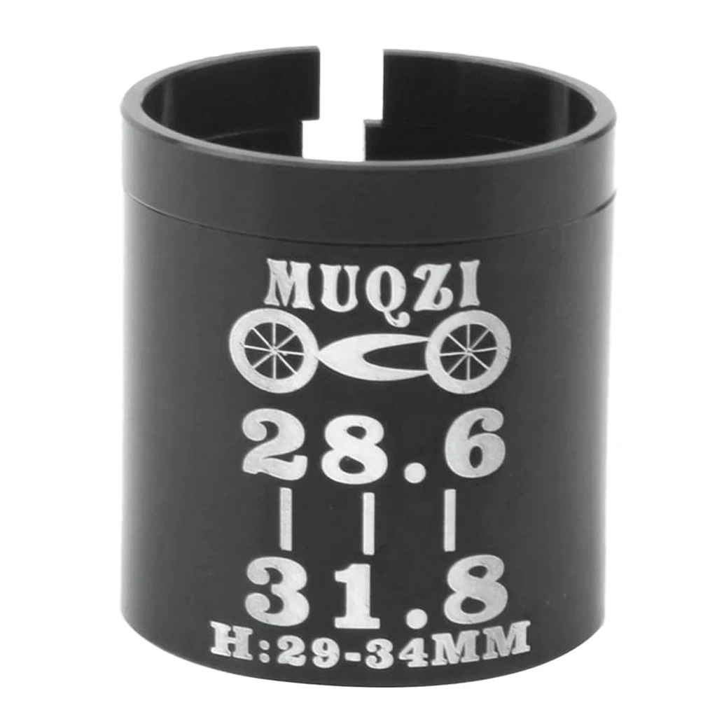 Set of 2 Pieces Bicycle Alloy Stem Fork Shim Fork Steerer Tube Adapter 28.6mm to 31.8mm Bicycle Parts Accessories