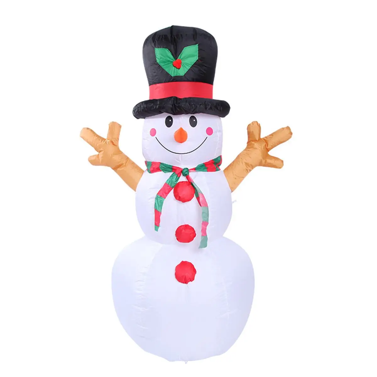 1,2/1,6 м 100-240 в Рождественский Снеговик светодиодный надувная модель снеговик КУКЛА МЕТЛА крышка рождественские украшения перевязочные материалы+ вентилятор