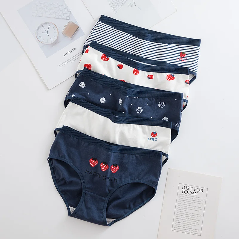 Girls Underwear Strawberry Briefs Cotton Panties for Girls Kids Short Briefs Children Underpant4