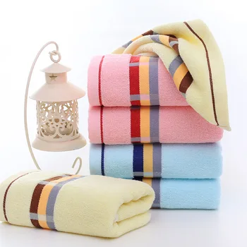 

Fashion Solid Color Embroidery Men Washcloth Travel Hotel Bath Towel Bathrobe Gym Yoga Portable Lovers Gift