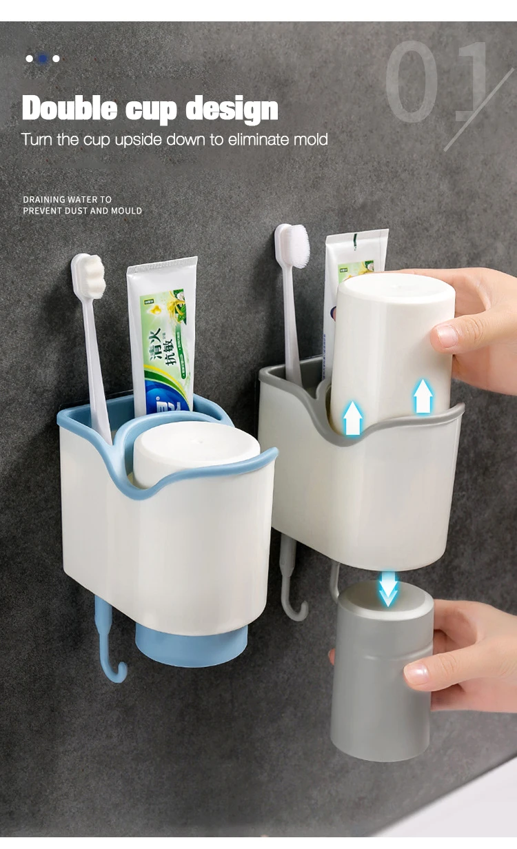 Держатель для зубных щеток, набор аксессуаров для ванной комнаты, органайзер для хранения зубной пасты, настенный стеллаж для хранения, держатель для ванной зубной щетки