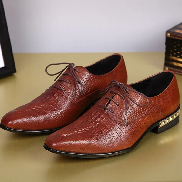 

Sepatu men's Shoes Genuine Leather Japanese Style Pointed Steel Toe Shoes Man Loafer
