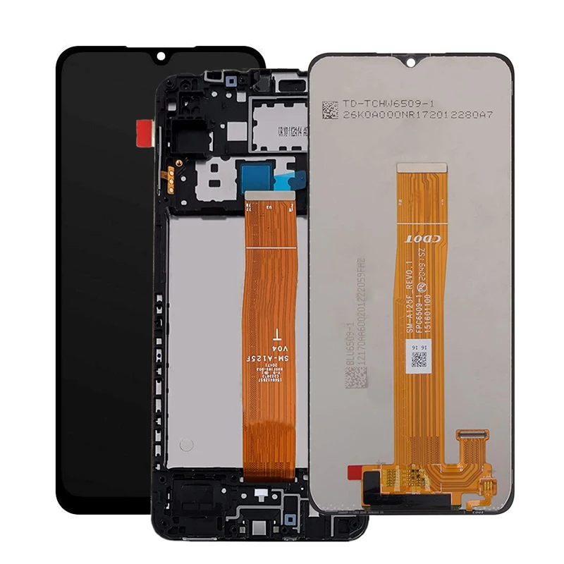ЖК-дисплей 6 5 дюйма для Samsung Galaxy A12 A125 A125F дисплей с дигитайзером в сборе сменный