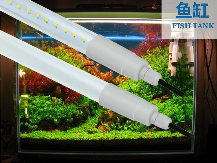 30 шт. светодиодный T8 лампа 30 см 60 см* 90 см 120 см 1ft 2ft 3ft 4ft Водонепроницаемый AC220v люминесцентная лампа для аквариума/морозильная камера цветная(RGB