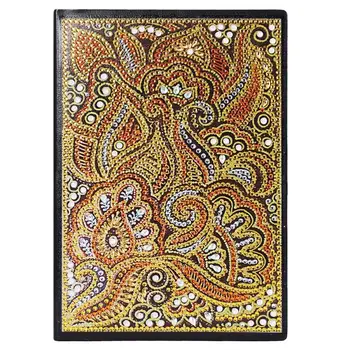 

DIY Diamond Painting Notebook Special Shaped Diamond Vintage Animal Pattern 50 Pages A5 Painting Book Crafts Children Gift