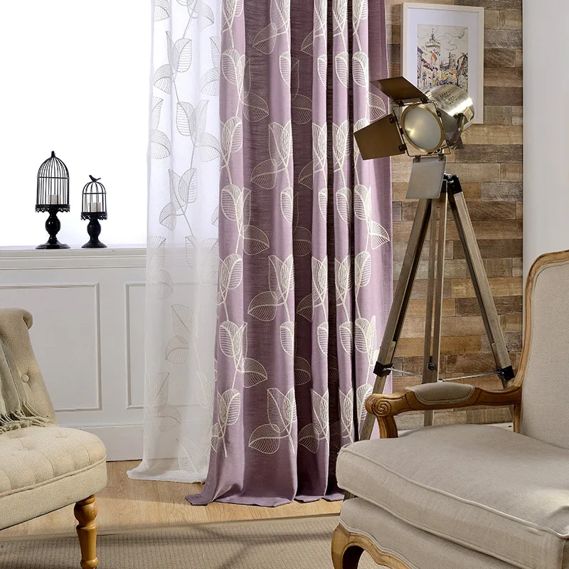 

New modern European style blackout curtains living room bedroom dining room