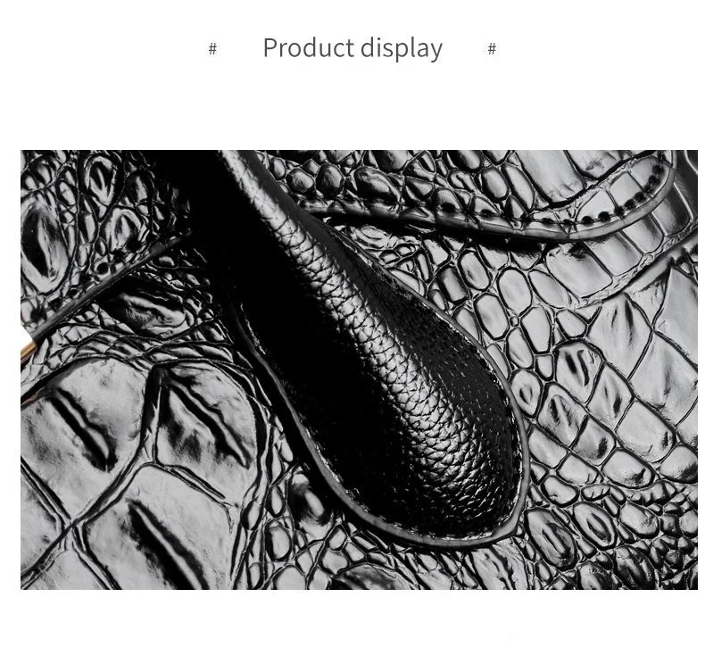 Retro Red Green Leather Womens Alligator Bags Luxury Designer Handbag Brown Black Ladies Large Crocodile Crossbody Bag for Women (15)