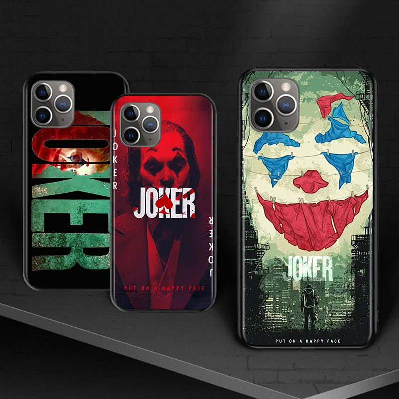 Крутой Джокер Crazy Death Game для Apple iPhone 12 Mini 11 XS Pro Max XR X 8 7 6 6S Plus 5 5S SE 2020 черный чехол