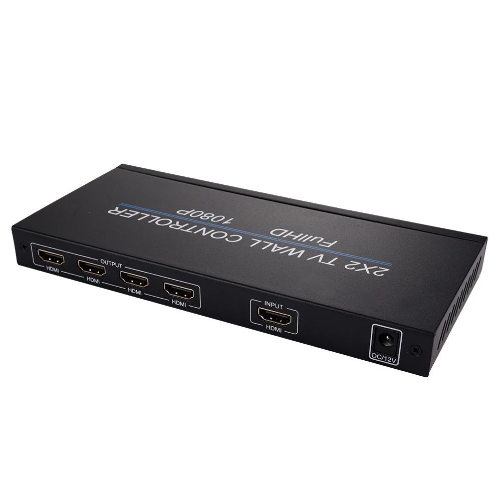 4 канала HDMI видео процессор 2x2 светодиодный настенный контроллер адаптер 1080P