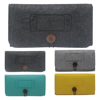 

Game Console Protective Case Fashionable Felt Storage Bag Shock Proof Good Carrying Bag for Nintend Switch Lite Console