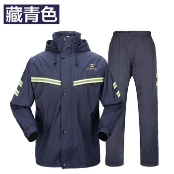 

Adult Men Rain Coat Set Hooded Hiking Impermeable Outdoor Waterproof Raincoats Chubasquero Hombre Motorcycle Rainwear Set MM60YY