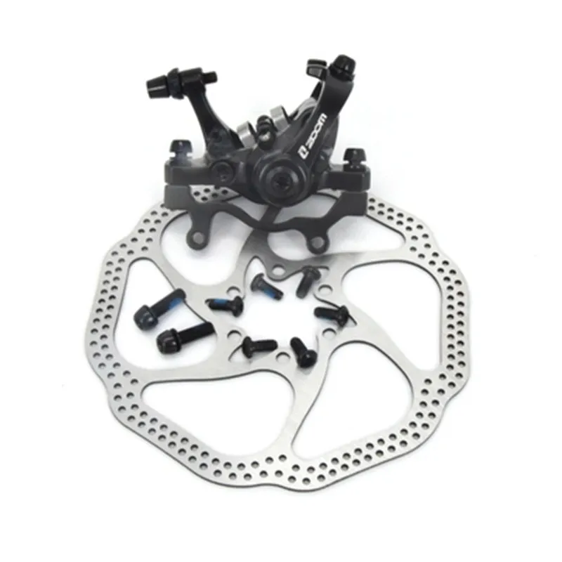 Black rear rotor ZOOM Xinlong двусторонние дисковые тормоза дисковый тормоз горного велосипеда зажим BB7 тормозные Аксессуары модифицированный ротор 1600 мм - Цвет: Black rear rotor