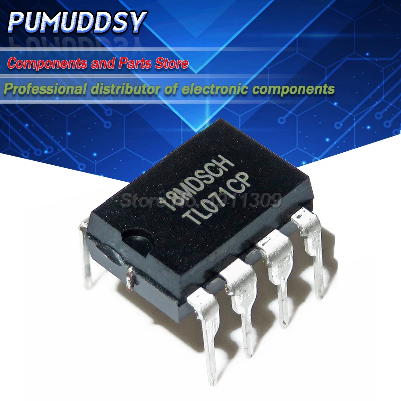 10 шт. оригинальные TL071 TL071CN TL071CP DIP8 с низким уровнем шума входные Операционные