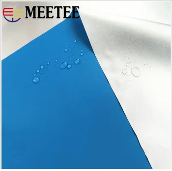 

100*140cm Meetee 210D Coated Silver Waterproof Polyester Oxford Fabric Shade Cloth for Umbrella DIY Camping Tent Accessories
