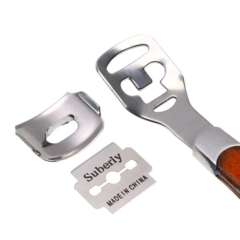 

Stainless Steel Foot Razor Pedicure Machine Toe Rasp Shaver Pedicure Knife Dead Skin Cutter Razor With Blades Care Foot Tool