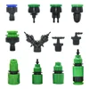 Garden Quick Coupling Adapter with 1/4 (ID 4mm) or 3/8 inch (8mm) Barbed Connector for Irrigation Garden Watering Greenhouse 1