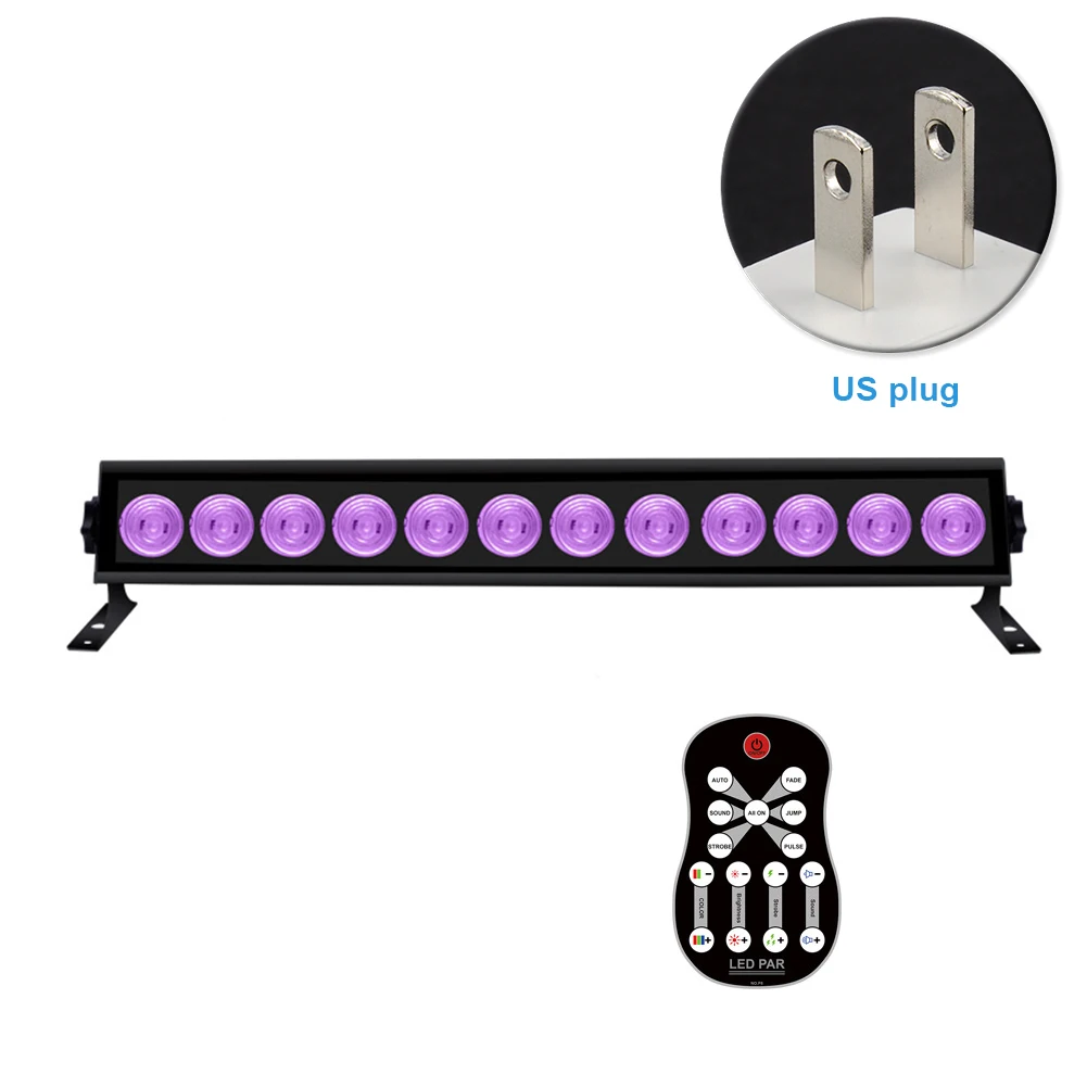 

Wall Lamp Party KTV Decorative Hanging Ultraviolet Bar DIY Luminous Remote Control Stage Light Bright Halloween Club