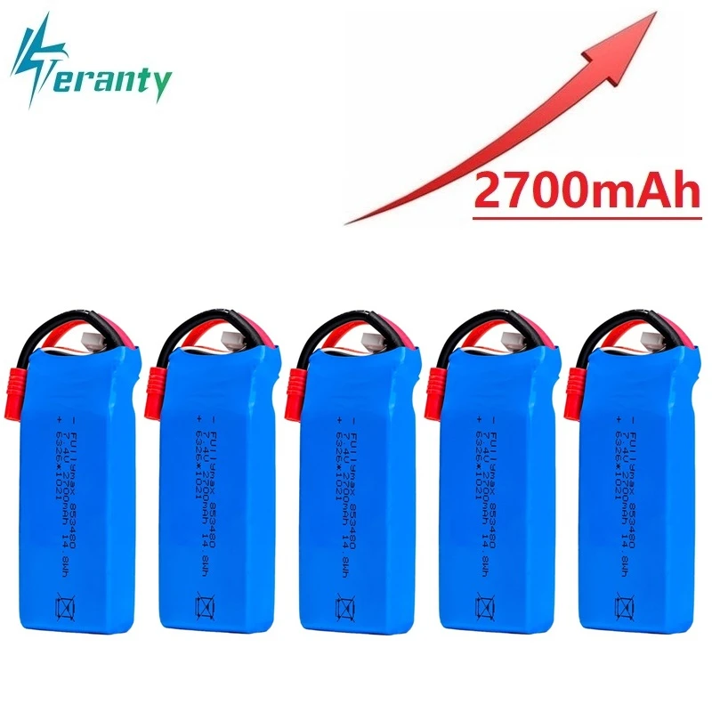 Аккумулятор Lipo 7 4 В 2700 мАч для Syma X8C X8W X8G запасные части радиоуправляемого дрона