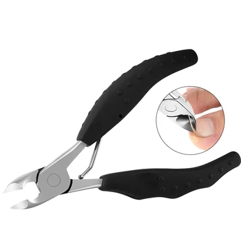 

Foot & Nail Cuticle Scissors Pliers Feet Care Toe Nail Clippers Trimmer Cutters Paronychia Nippers Manicure Remover Tool Black