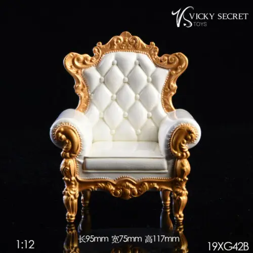 Кушетка модель игрушки Коллекционная VSTOYS 19XG42 1/12 Королевский диван-кресло мебель модель игрушки подходит 6 ''фигурка куклы - Цвет: 19XG42 B