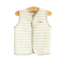Осенне-зимний детский жилет хлопковый Теплый жилет для малышей жилет из чистого хлопка хлопковый жилет