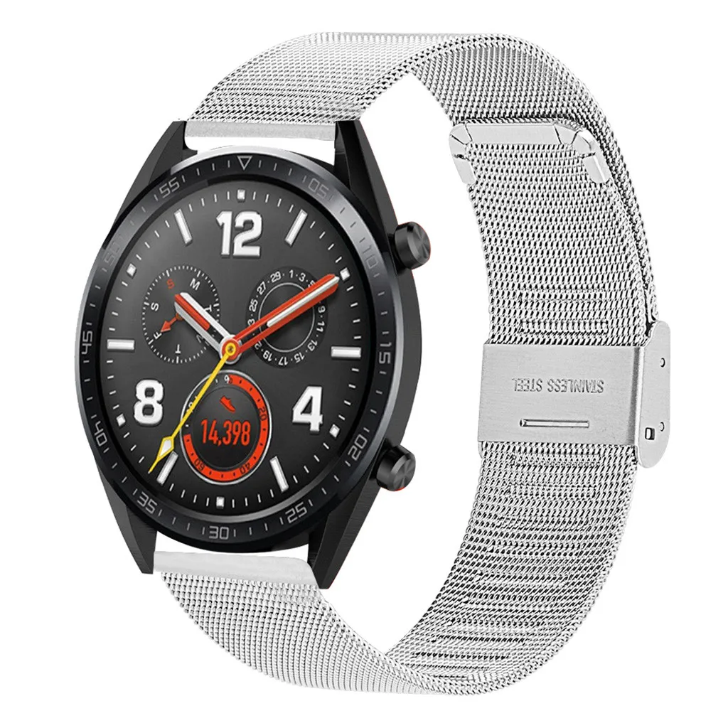 Ouhaobin браслет из нержавеющей стали для часов huawei Watch GT Active 46 мм Honor Magic Quick Release ремешок для часов браслет 22 мм 910#2