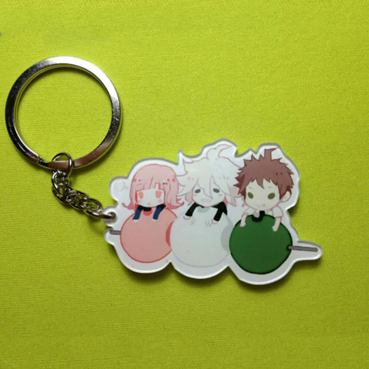 Аниме Danganronpa 3 Komaeda Nagito Hinata Hajime акриловый брелок милый 6 см|Брелоки| |