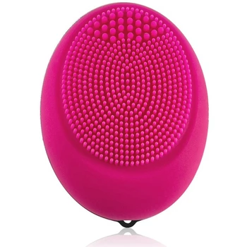 

Red Electric Silicone Facial Cleansing Brush Sonic Vibration Massage Smart Face Cleaner