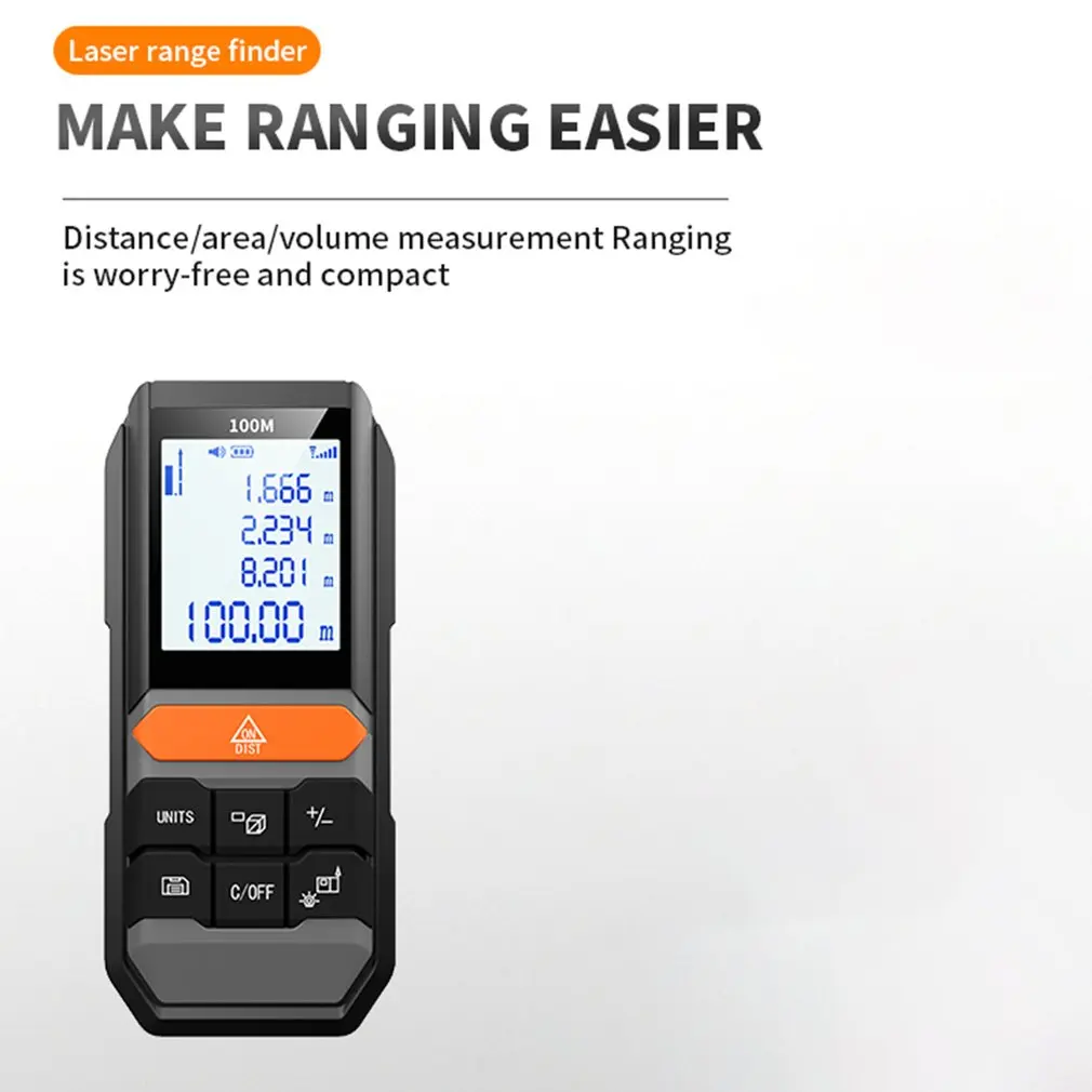 MK201 Laser Range Finder Metal Detector Auto Level Distance Meter Electronic Analysis Measuring Ins