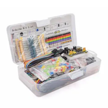 

Electronics Component Basic Starter Kit With 830 Tie-Points Breadboard Tool Components Compatible For Arduino