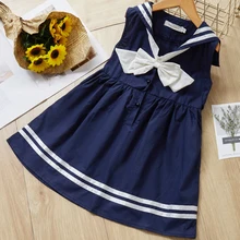 Бренд Bear Leader платье в году, новые летние девушки в стиле лолиты платье без рукавов бант ленты платье принцессы детская одежда Вечерние платья