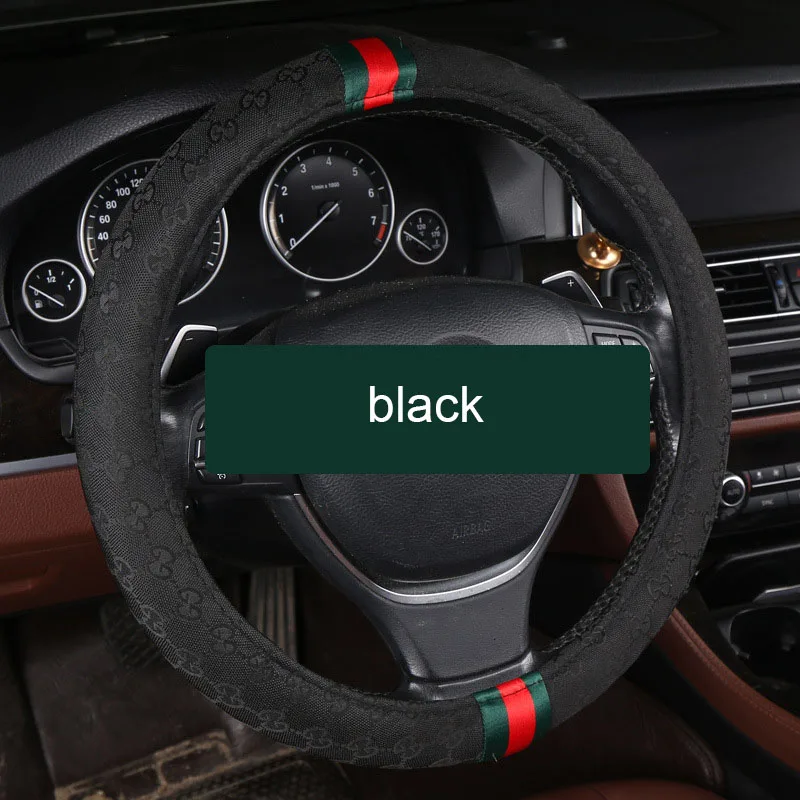 

38CM Car Steering Wheel Covers Auto Car Steering Wheel Cover Universal 15 inch Brand Personality Fashion