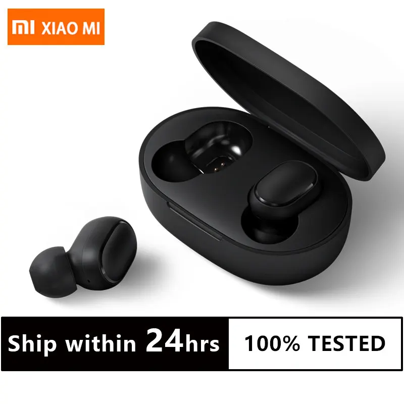 TWS наушники Xiaomi Redmi Airdots Bluetooth 5.0 беспроводные стереонаушники с активным