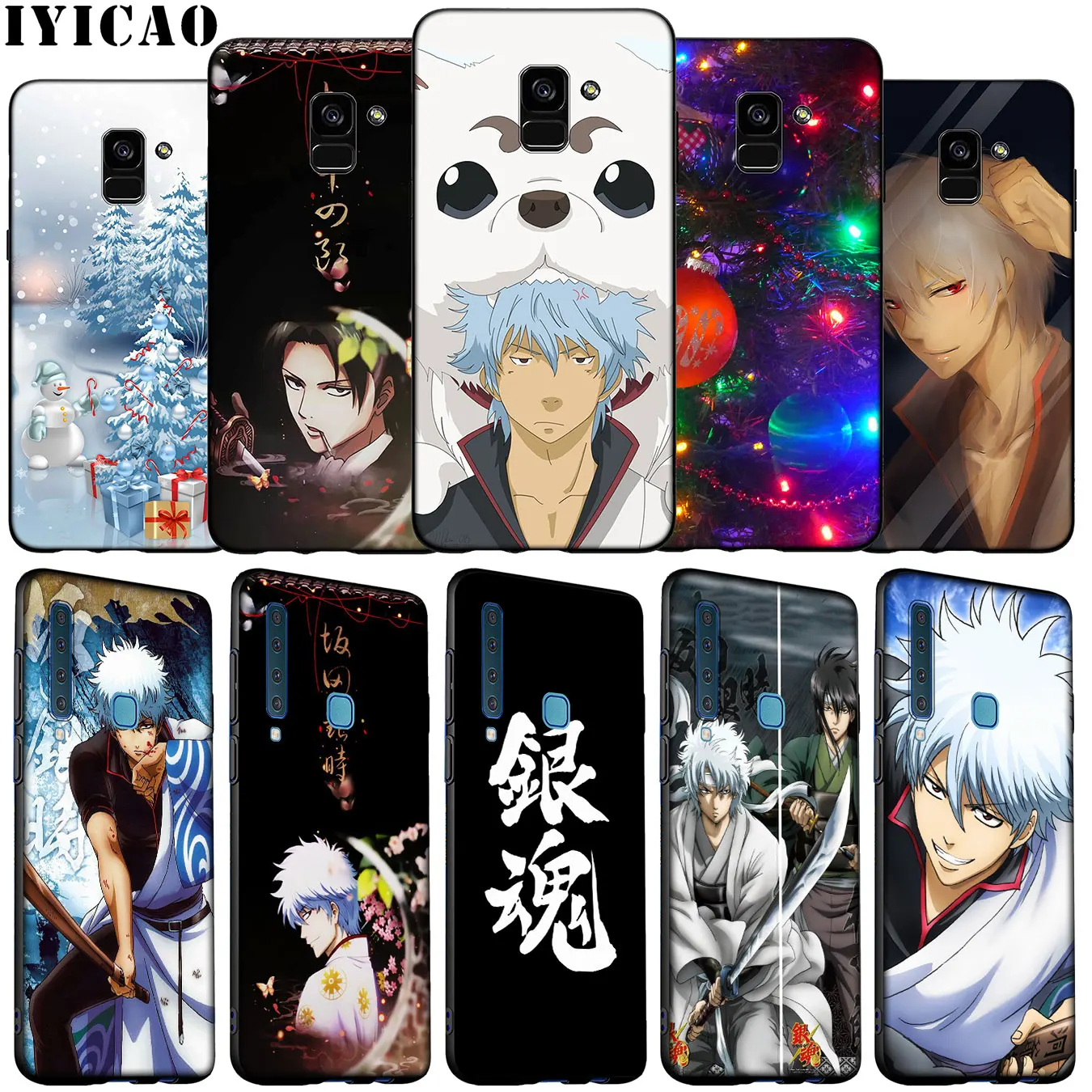 Gintama kagura Gintoki чехол для телефона аниме Samsung Galaxy A51 A71 A81 A91 A41 A21 A11 A01 A2 Core J8 J7 J6 J4 Plus Prime