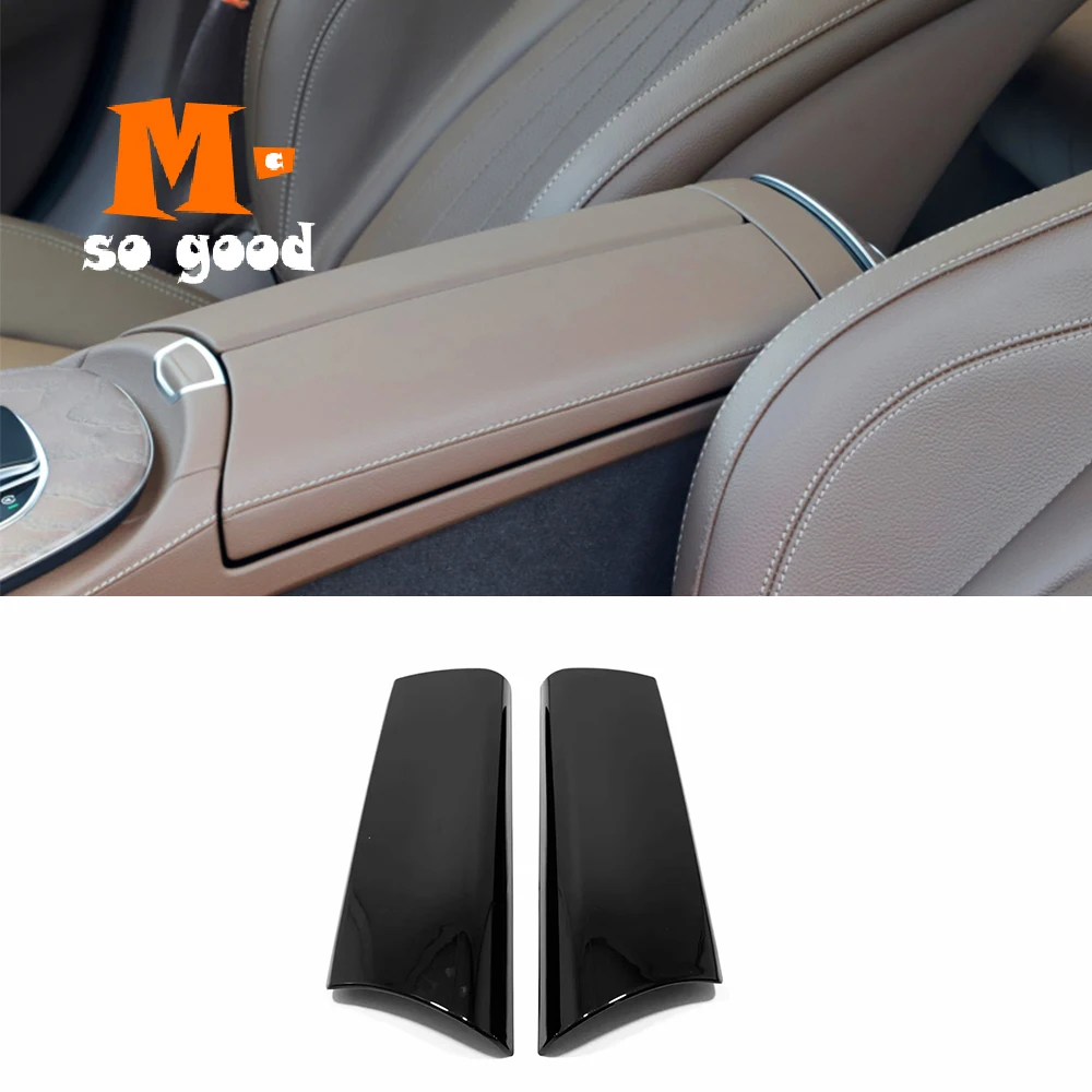 

Для Mercedes Benz E Class 2021 2022, аксессуары для интерьера, карбон/черный цвет, фоторамка, декоративная наклейка, крышка