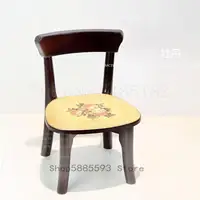 School Small Chair Adult Home Solid Wood Living Room Child Chair Child Cute Student Learning Chair Writing Chair