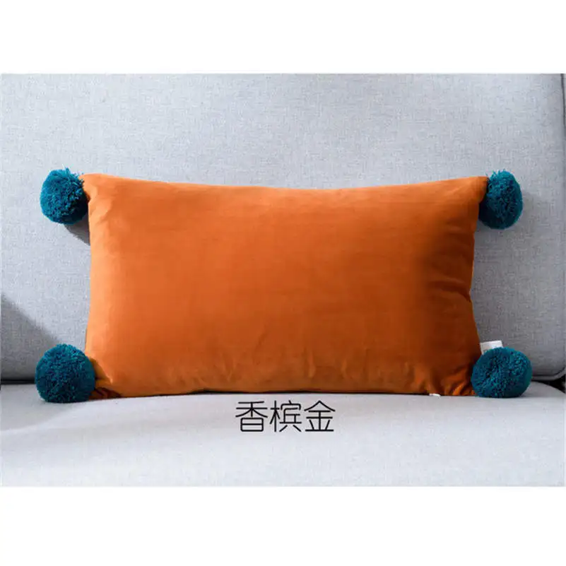 INS вельветовый чехол для подушки, наволочка для гостиной, диван, домашний декор - Цвет: 8