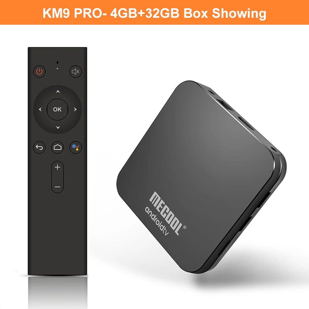 Mecool Androidtv 9,0 KM3 KM9 Pro ATV Box Google Сертифицированный S905X2 4K медиаплеер 2,4G/5G WiFi KM9 Android 9,0 смарт-приставка