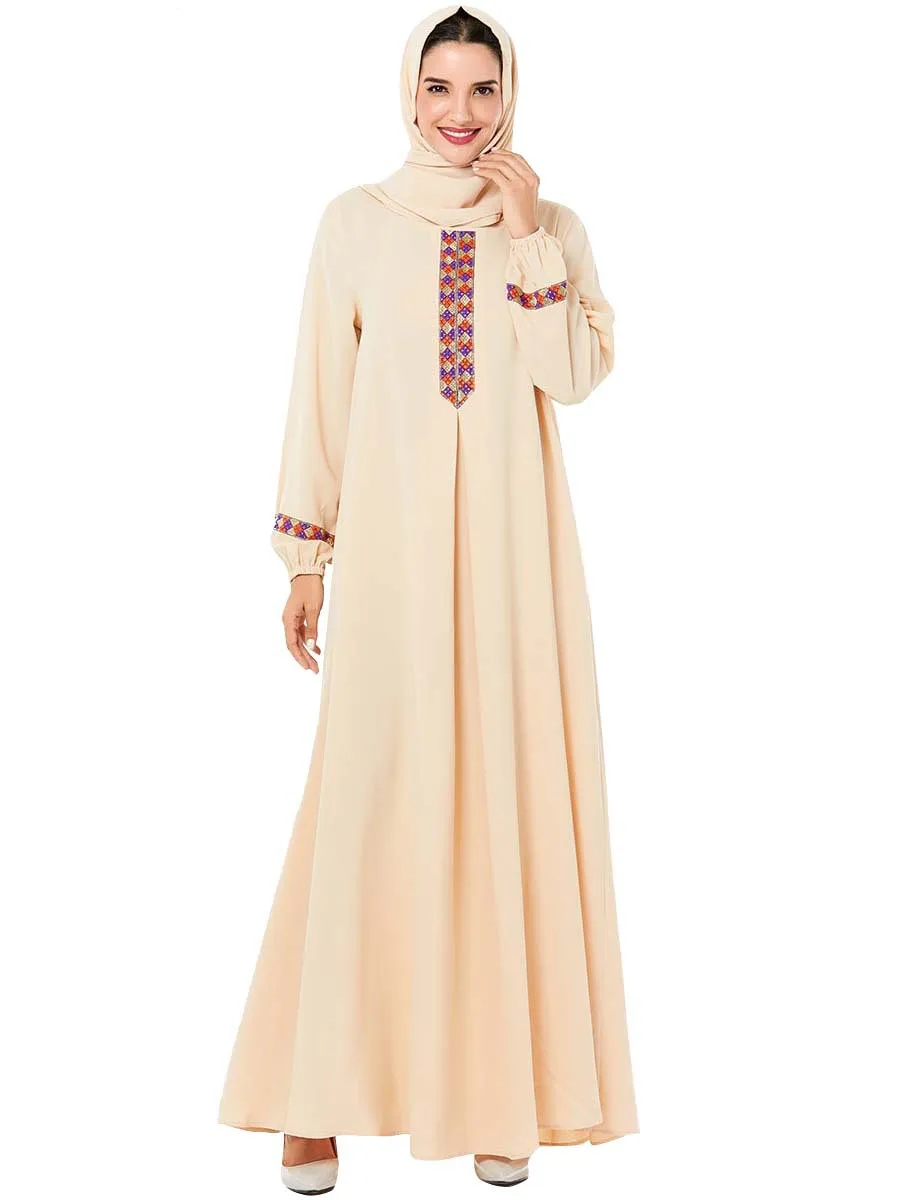 Одежда мусульманская абайя для женщин Кафтан платье скромный джилбаб принт абайя исламский турецкий длинные платья Повседневное Муслима абаи Дубай