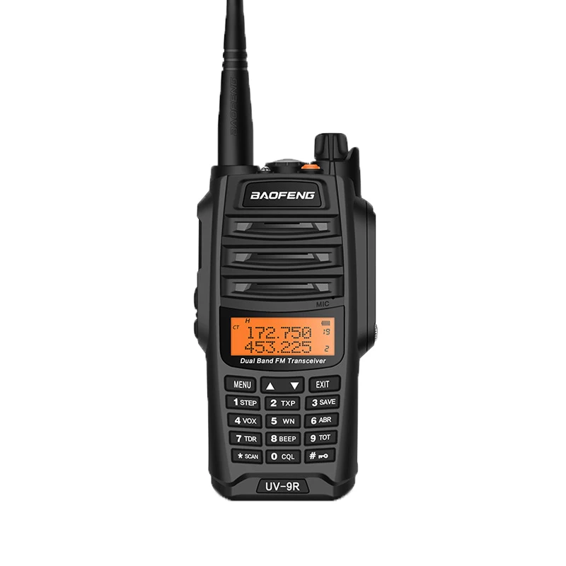 1 radio UV-9R Baofeng рация IP67 водонепроницаемый с высокой мощностью для охоты на дальние расстояния двухсторонний коммуникатор - Цвет: 1 radio
